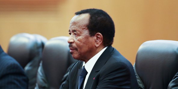 Le chef de l’État camerounais Paul Biya, à Pékin, en mars 2018. © Lintao Zhang/Pool via Reuters
