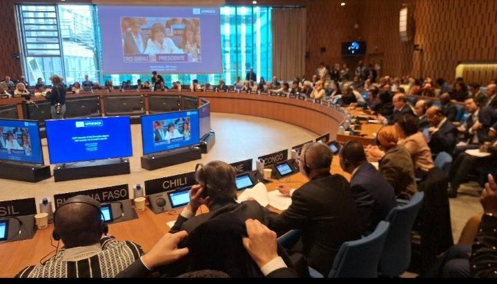 Salle X de l'Unesco pendant le débat plenier@MAE/Congo