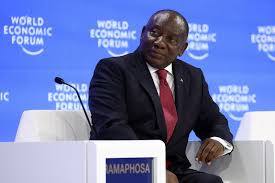 President Cyril Ramaphosa of South Africa@the southern african time